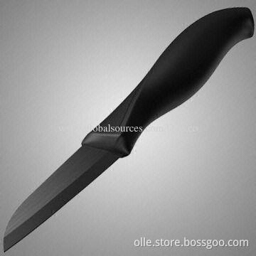 3A Handy Ceramic Paring Knife with ZrO2 Black Color Blade